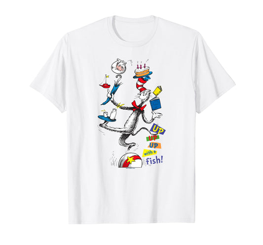 The Cat in the Hat Up Up Up - Officially Licensed T-Shirt