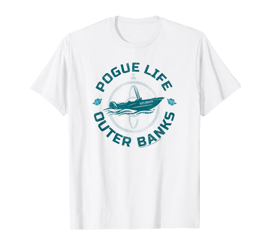 Outer Banks Pogue Life Circle Boat T-Shirt