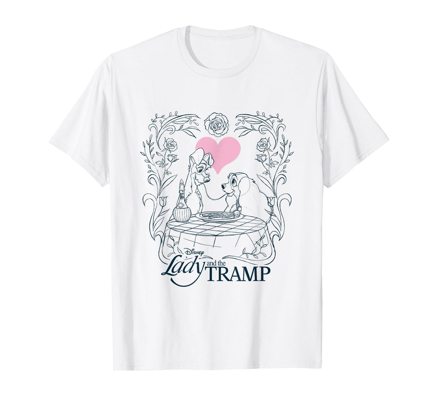 Disney Lady and The Tramp Bella Notte Spaghetti T-Shirt