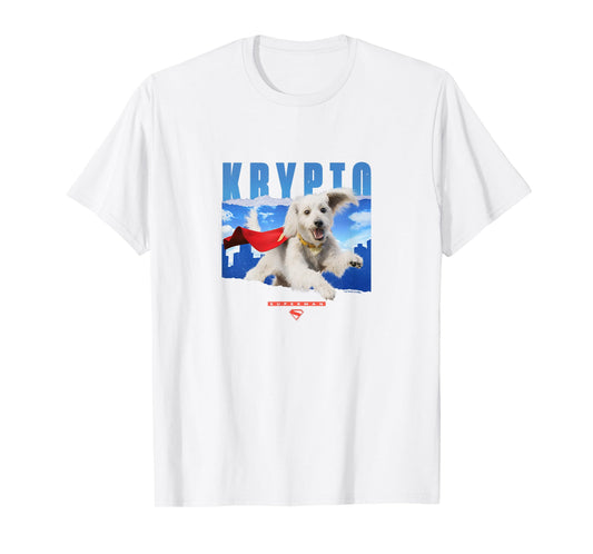 Superman (2025) Krypto The Superdog Ripped Poster T-Shirt