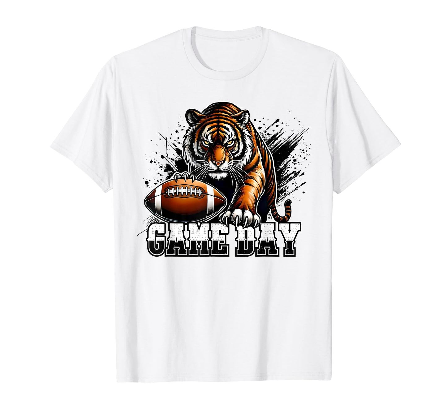 Touchdown American Football Game Day Thanksgiving Tiger Cool T-Shirt