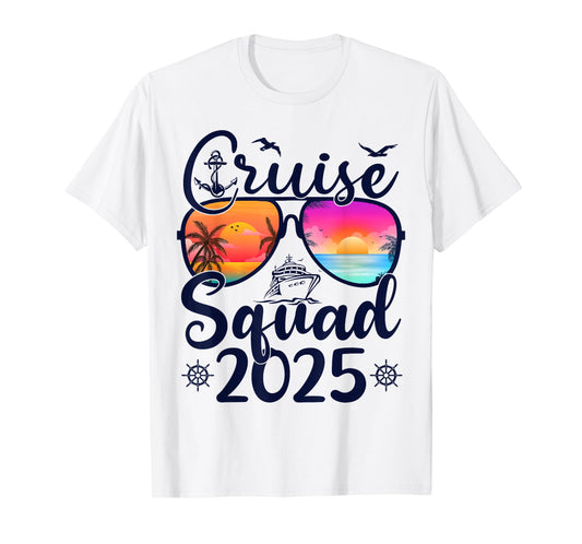 Cruise Squad 2025 Summer Vacation Matching Family Cruise T-Shirt