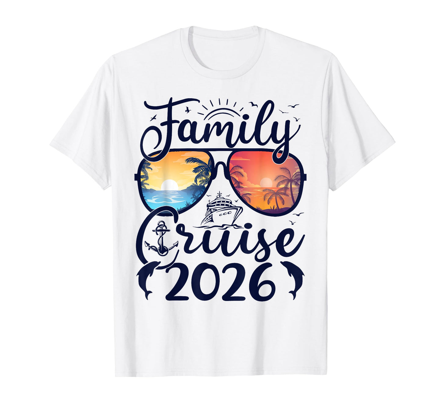 Family Cruise 2026 Summer Vacation Matching Family Cruise T-Shirt