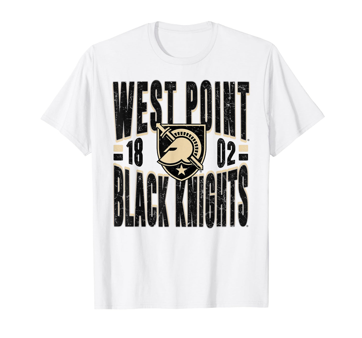 Army Black Knights Vintage 90's Retro Gray T-Shirt