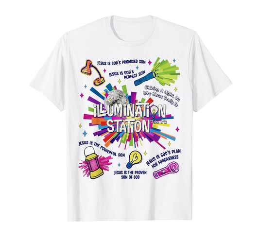 Illumination Station VBS 2026 Bible School Christian Lights T-Shirt