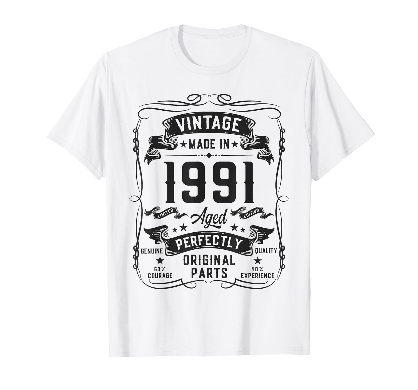 Vintage 1991 35yr 35th Birthday Gifts for Men 35 Years Old T-Shirt