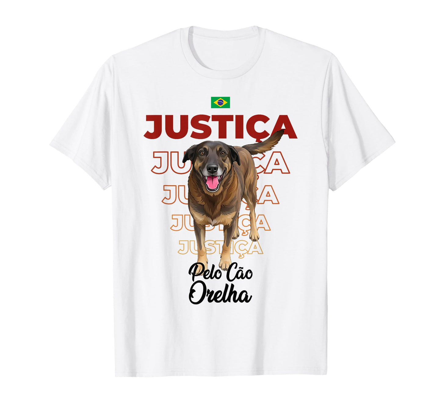 Cao orelha cachorro Brazil T-Shirt