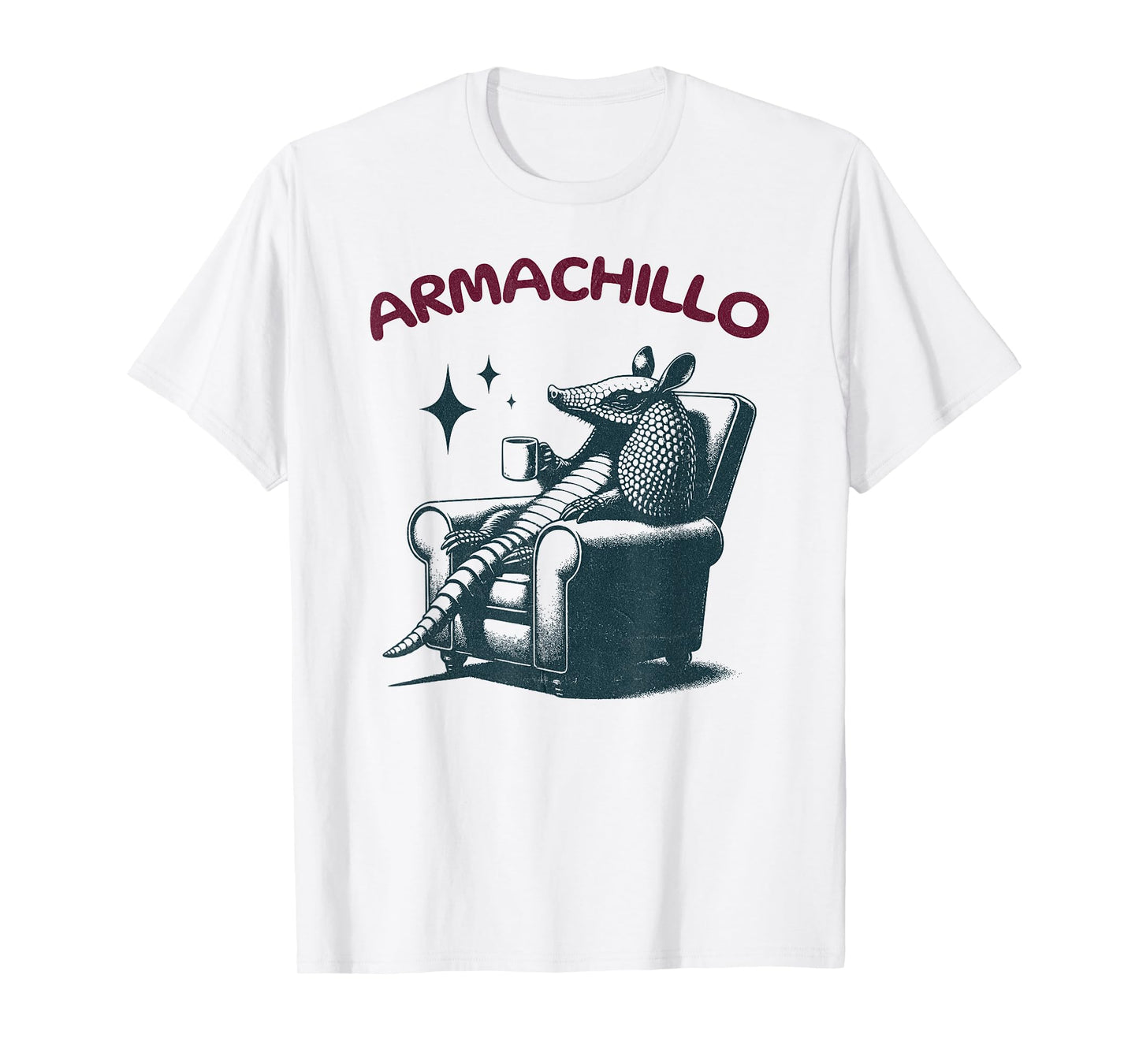 Armachillo - Funny Chilling Armchair Armadillo T-Shirt