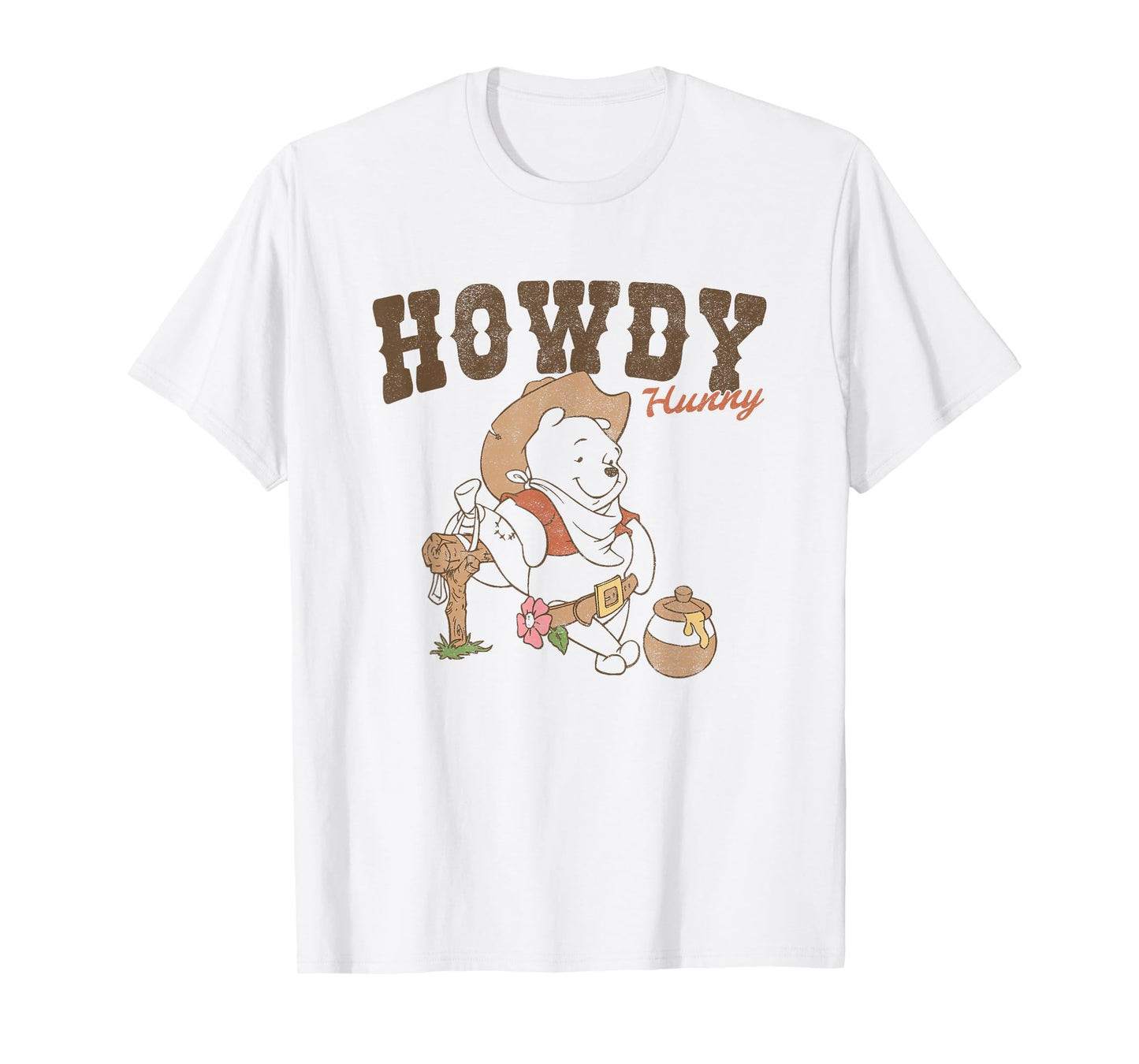 Disney Winnie the Pooh Howdy Hunny Western Bear T-Shirt