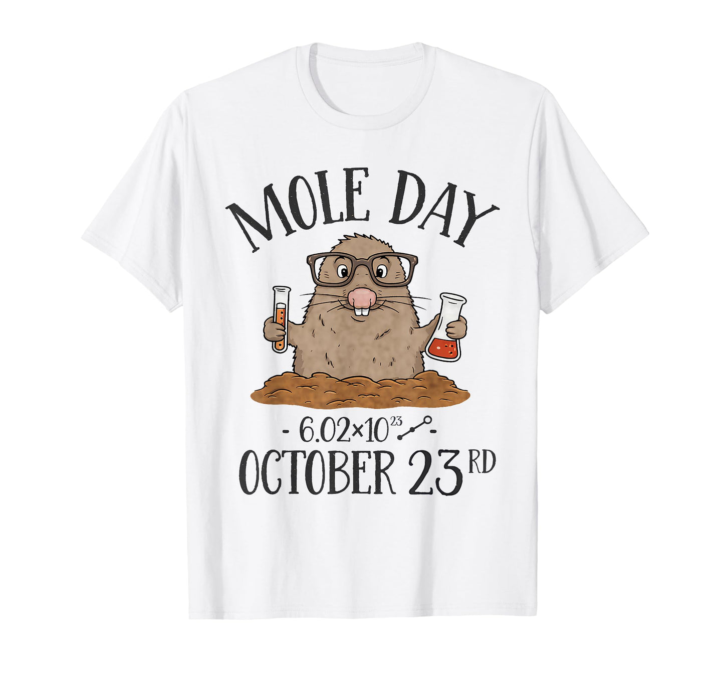 Mole Day Avogadro's Number October 23rd T-Shirt