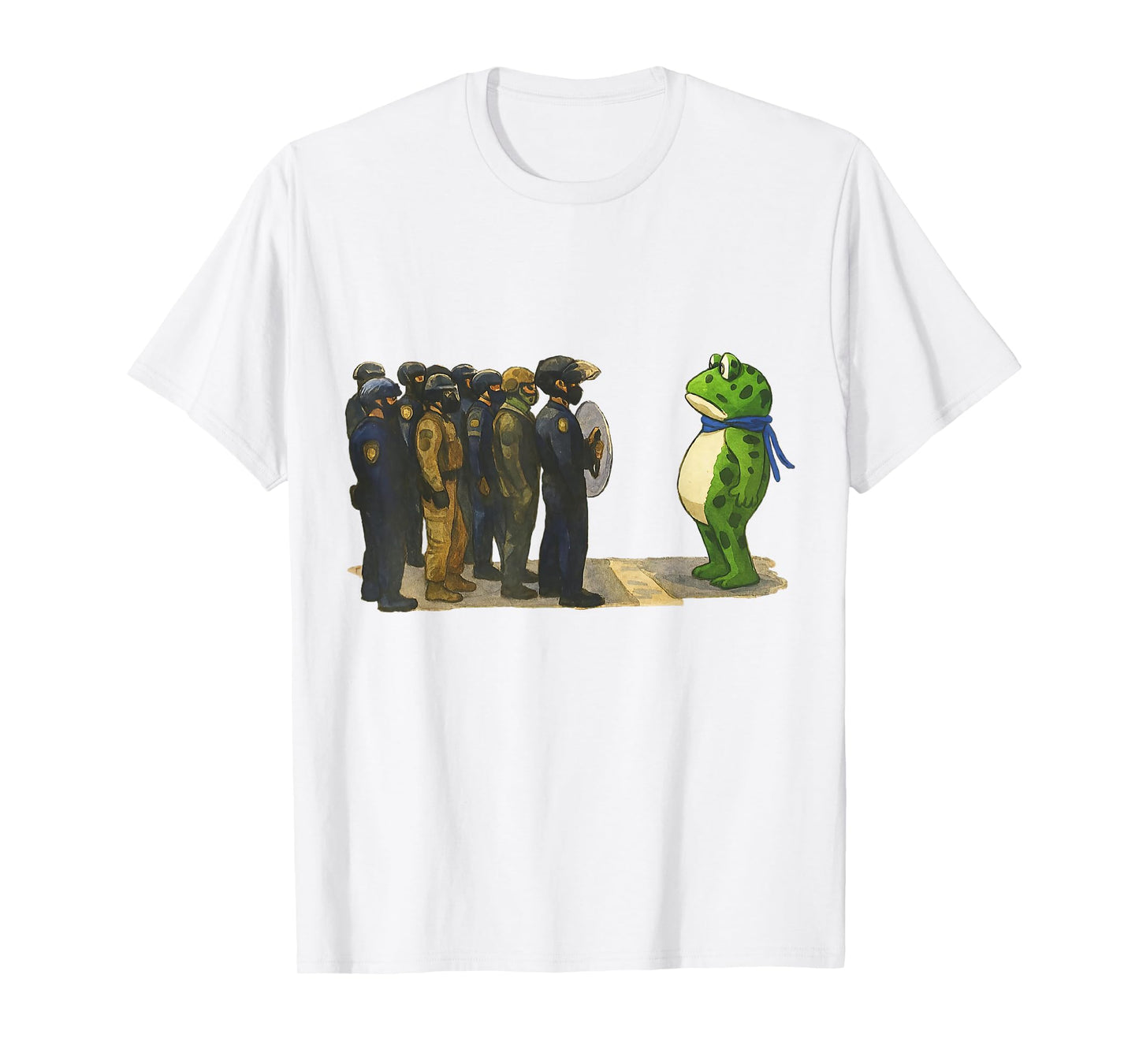Funny Portland Frog Shirt Meme Retro Vintage Style Gift T-Shirt