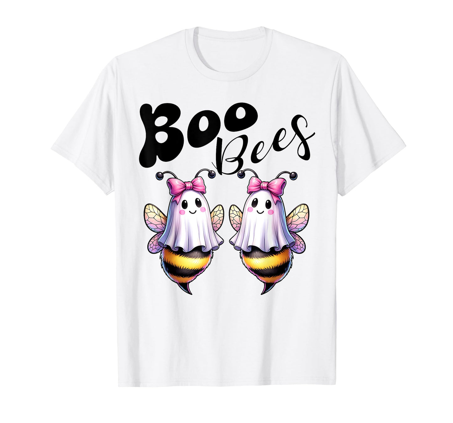 Boo Bees Ghost Bee Halloween Costume Women Funny T-Shirt