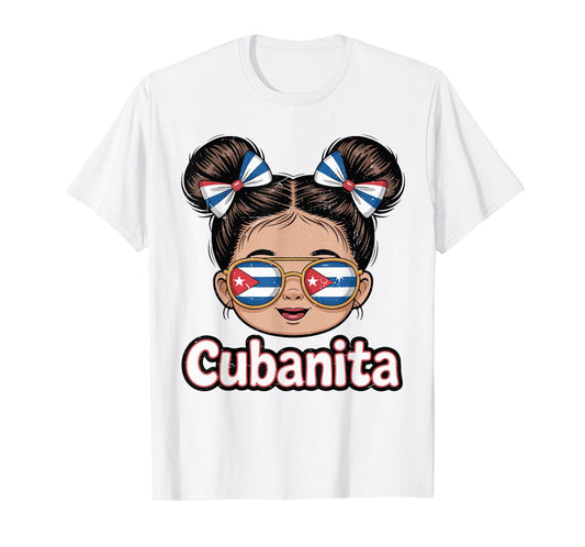Cubanita Cuba Hispanic Heritage Month Cuban Girl Toddler T-Shirt