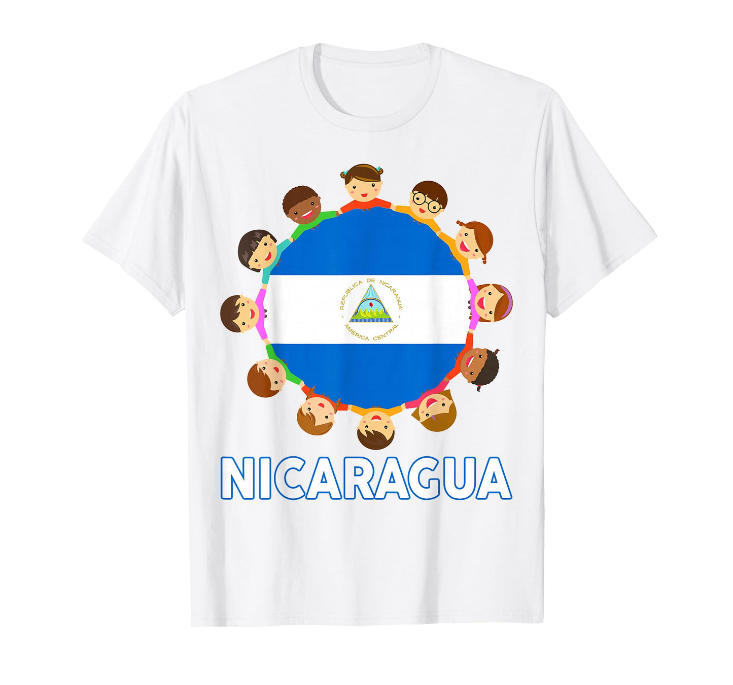Toddler Nicaragua Flag Nicaraguan Hispanic Heritage Men Boy T-Shirt
