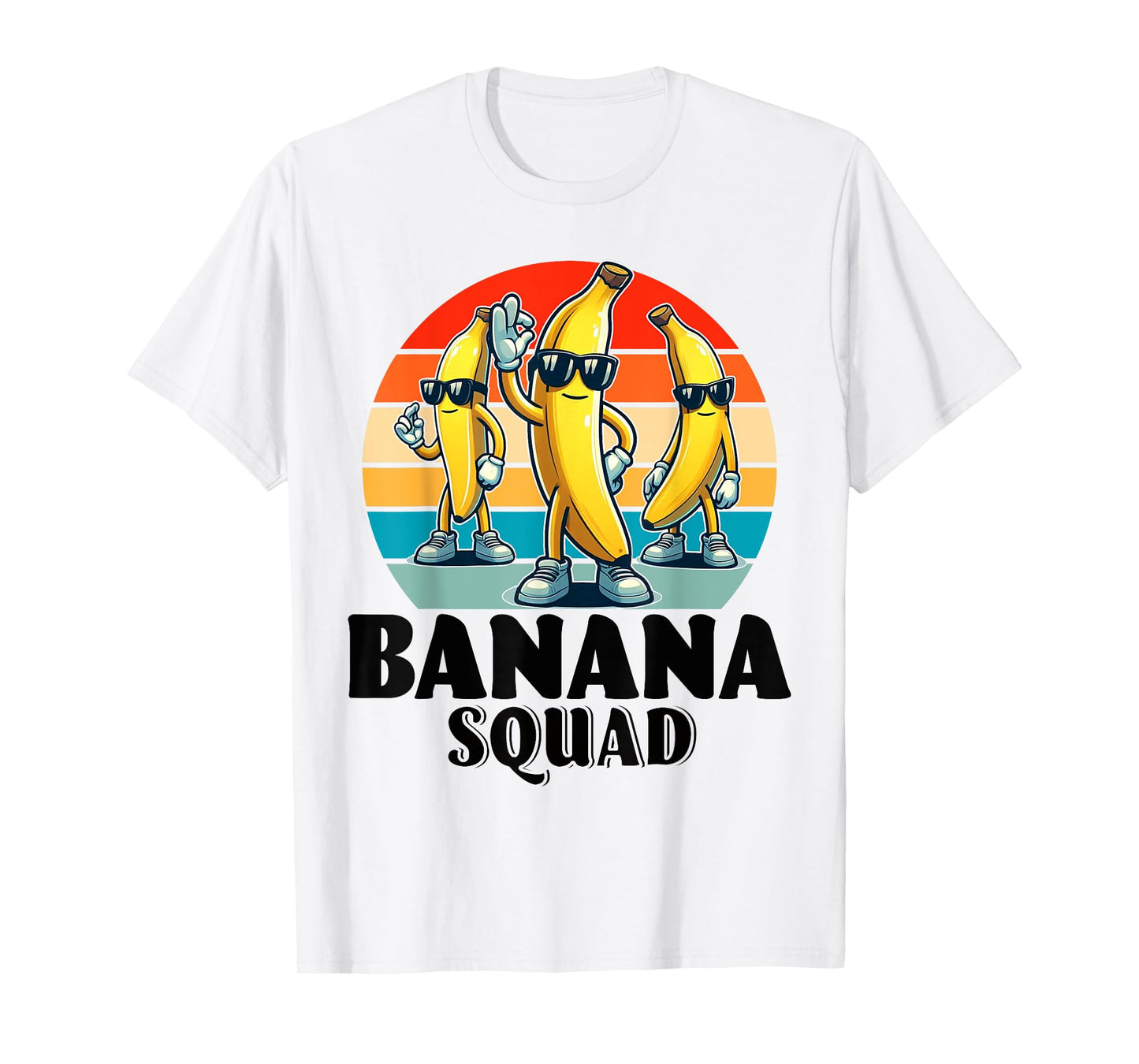 Bananas Shirt Men Women Cute Banana Gifts Funny Banana Squad T-Shirt