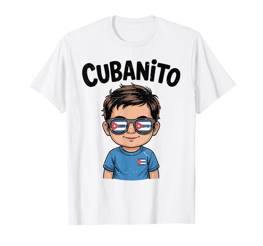 Cubanito Toddler Boy Cuban Hispanic Heritage Month Cuba Boys T-Shirt