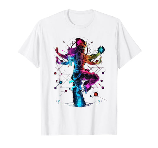 Shiva spiritual hindu god tandava dance yoga meditation T-Shirt