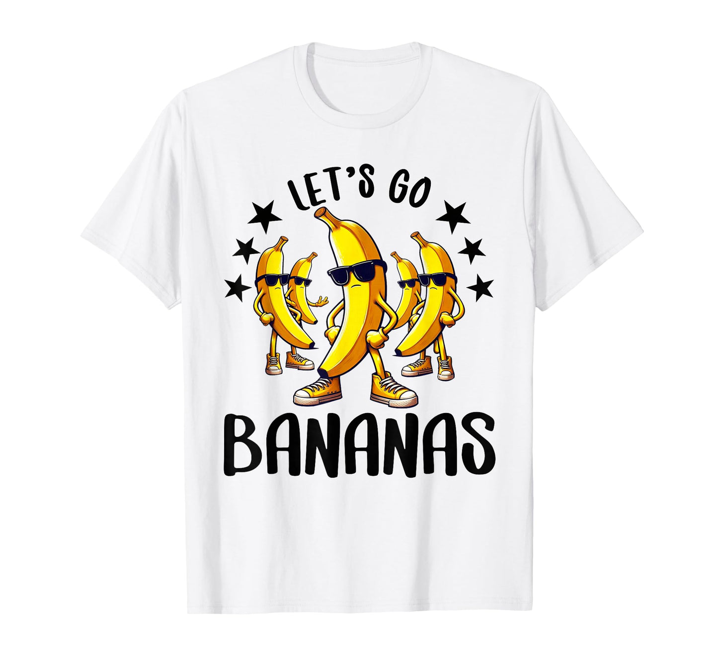 Funny Bananas Shirt Cute Banana Gifts Funny Lets go Bananas T-Shirt