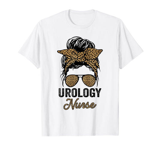 Urology Nurse Appreciation Day Tees Leopard For Women Nurses T-Shirt