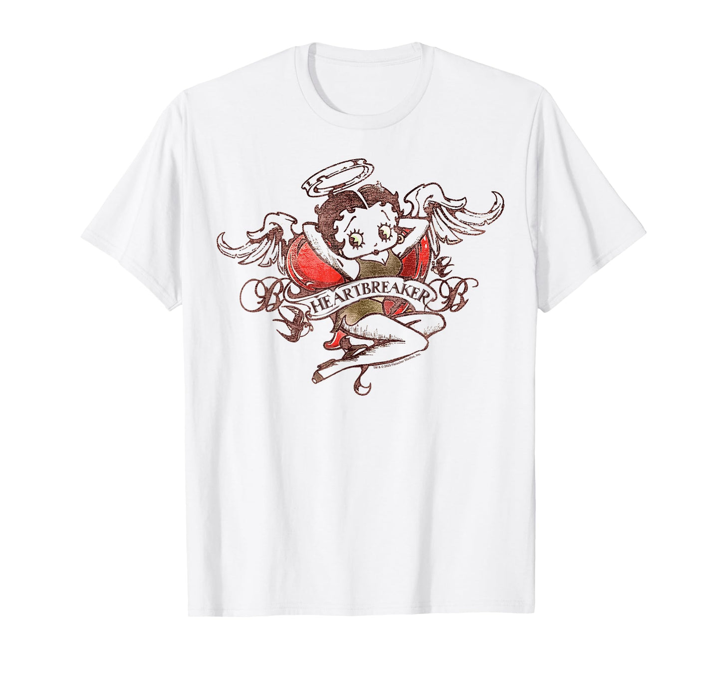 Betty Boop Betty Heartbreaker Angel T-Shirt