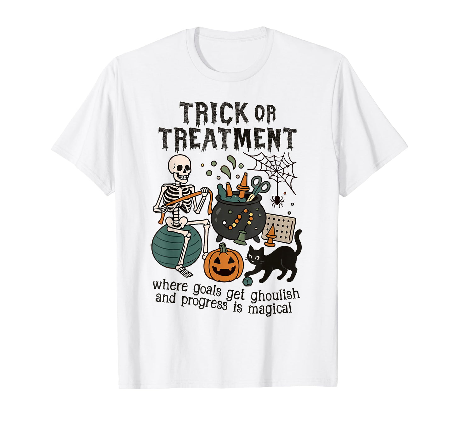 Trick or Treatment OT Halloween Funny Occupational Therapy T-Shirt
