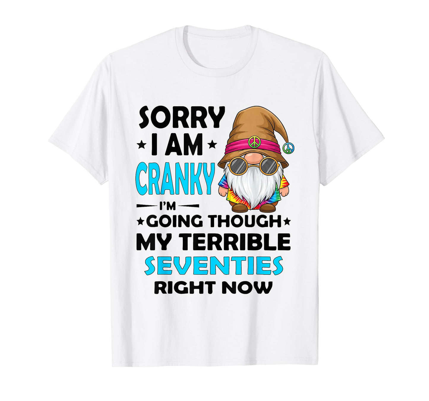 Sorry I Am Cranky I'm Going Through My Terrible Seventies T-Shirt