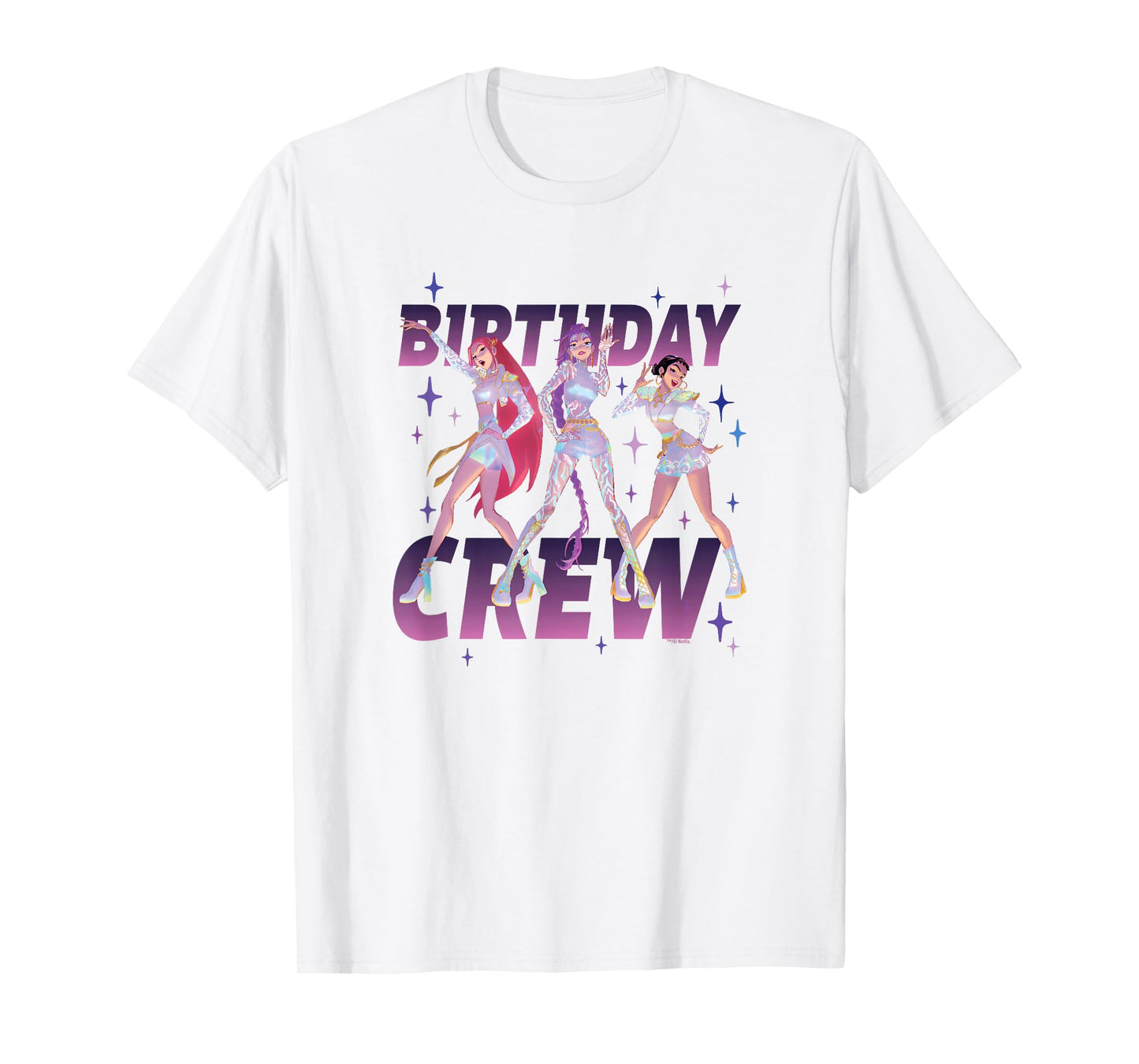 Kpop Demon HUNTR/X Birthday Crew Officially Licensed T-Shirt