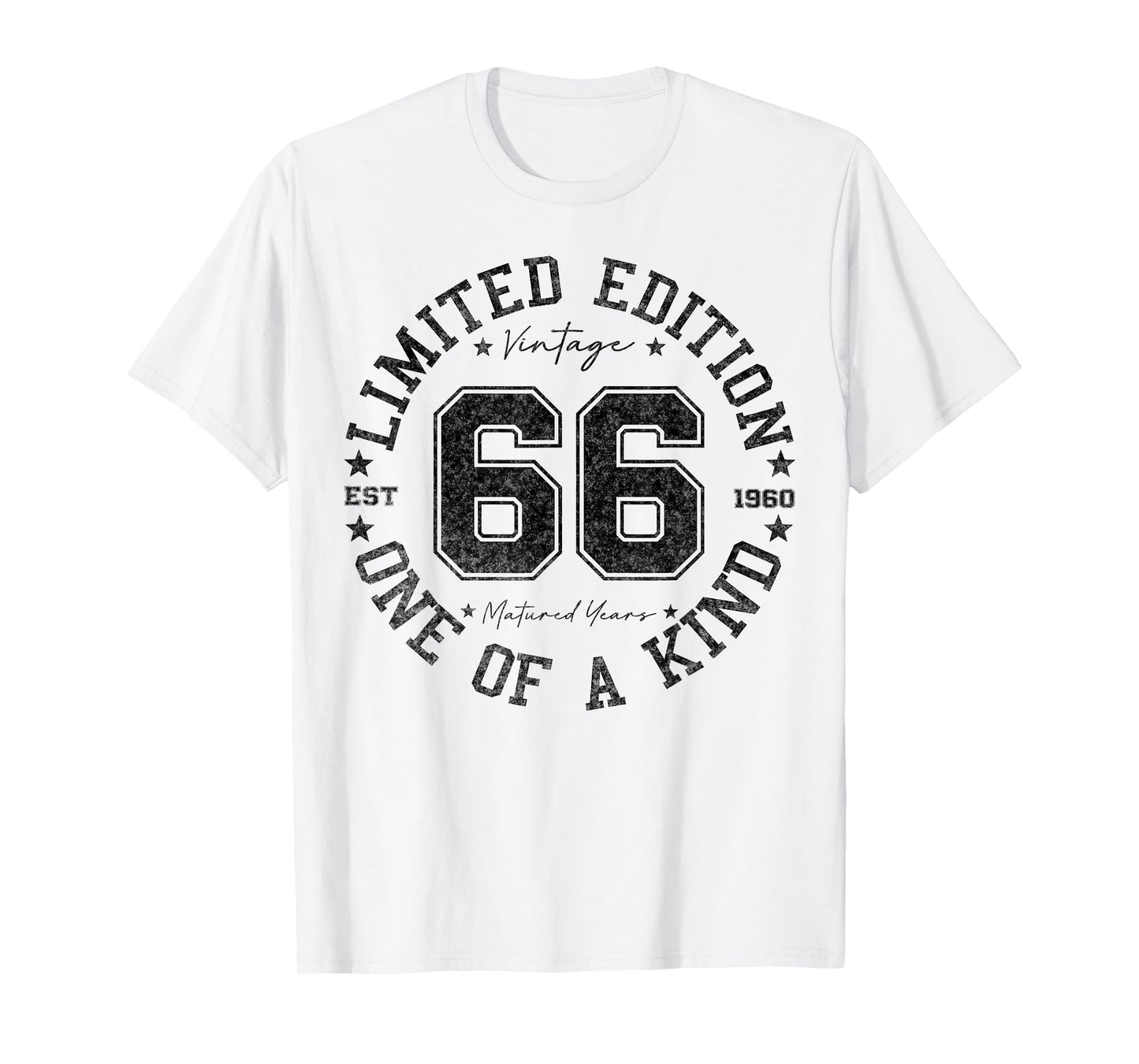 66 Year Old Gifts Vintage 1960 Limited Edition 66th Birthday T-Shirt