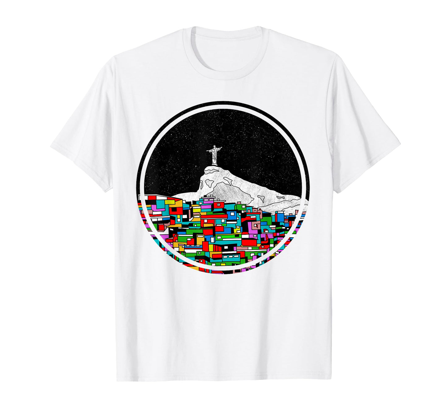 Christ the Redeemer Rio de Janeiro print T-Shirt