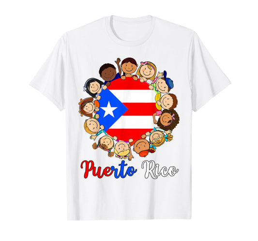 Puerto Rico Hispanic Heritage Month Boricua Rican Kids T-Shirt