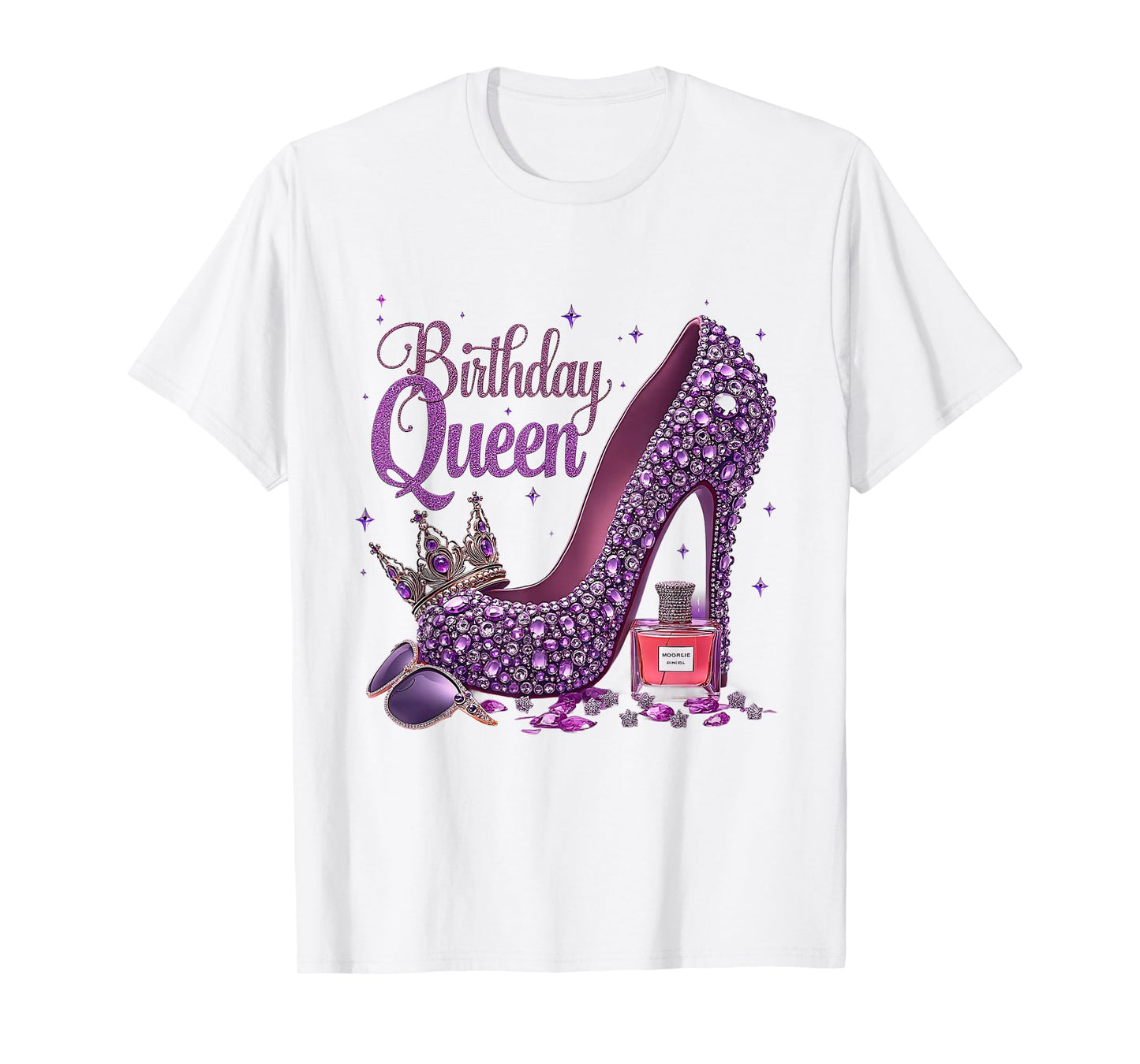 Birthday Queen Happy Birthday Party Girls Women T-Shirt