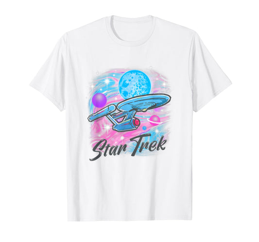 Star Trek: The Original Series Retro Airbrush Enterprise T-Shirt