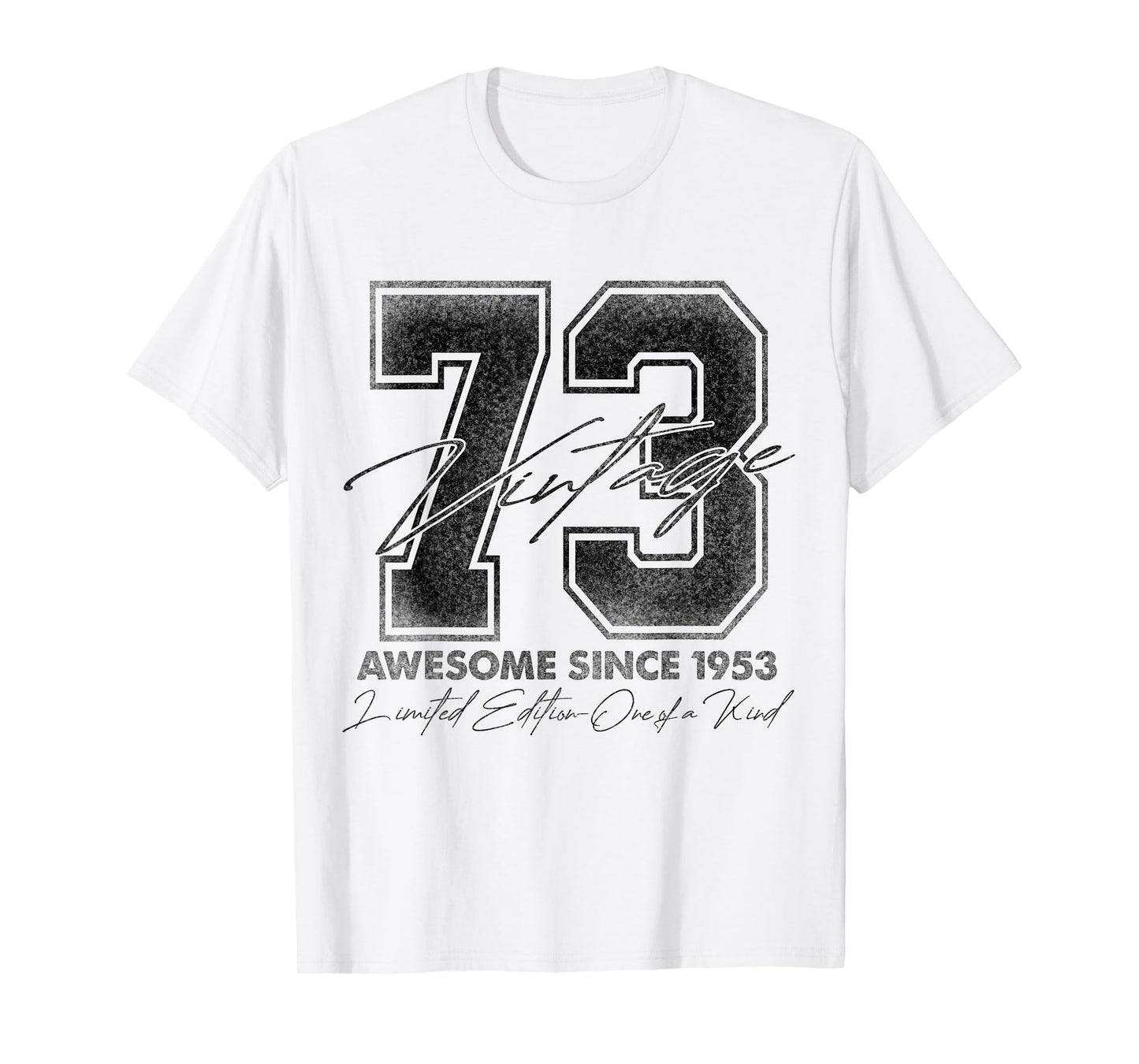 73 Year Old Gifts Vintage 1953 Limited Edition 73rd Birthday T-Shirt