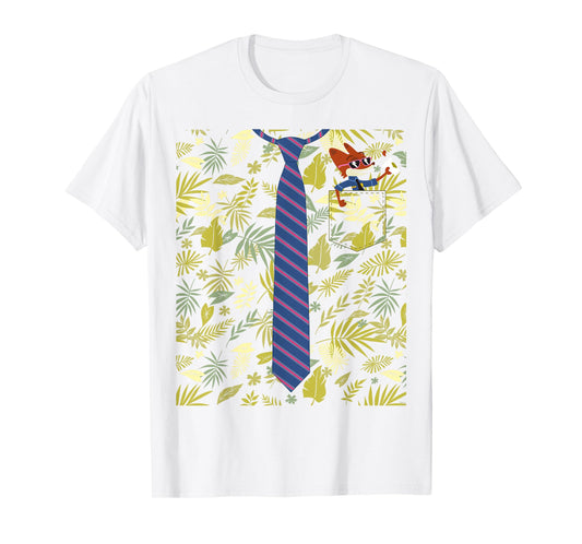 Disney Zootopia Nick Wilde Shirt and Tie Costume T-Shirt