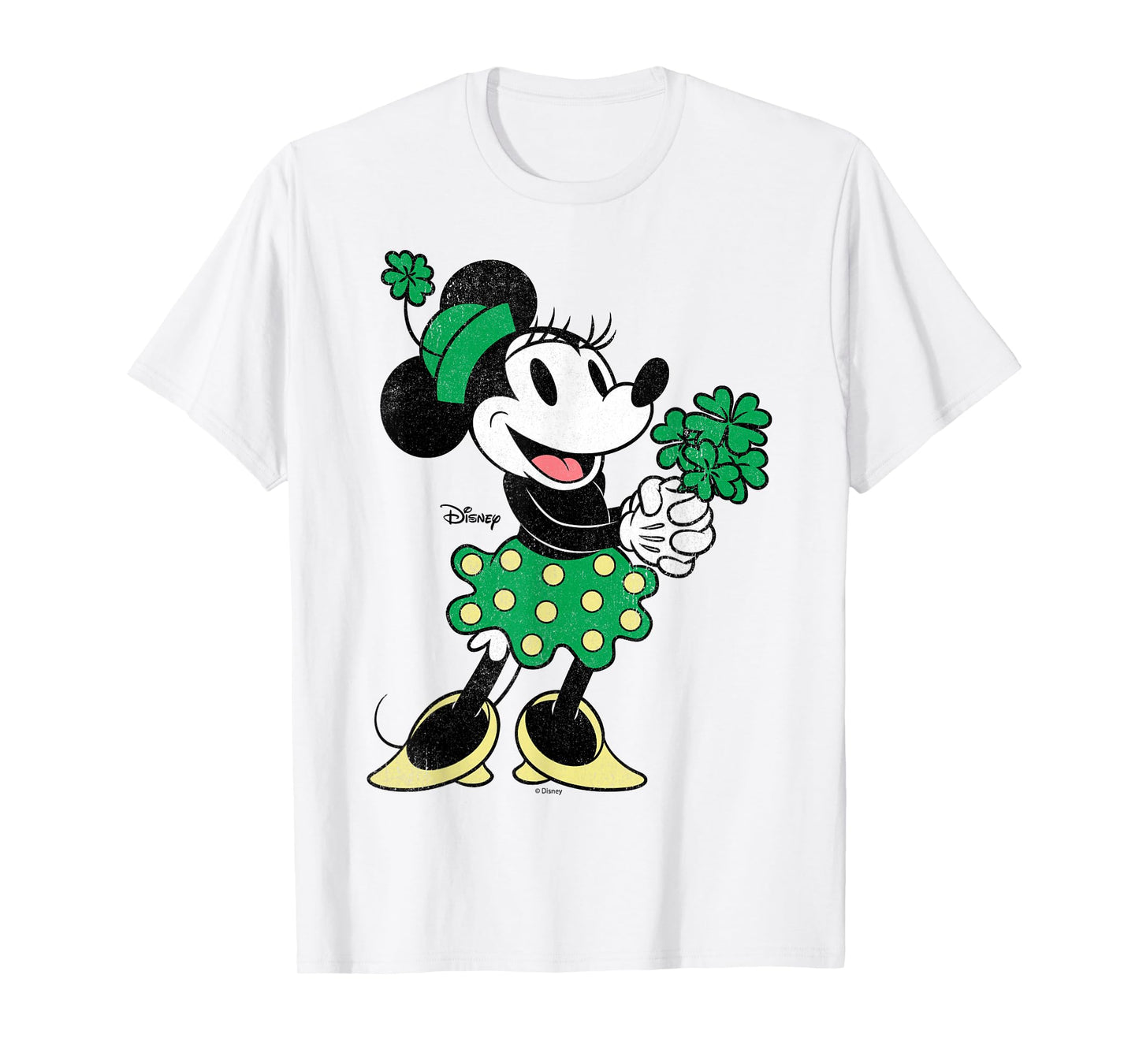 Disney Mickey and Friends Minnie St. Patrick's Day Clover T-Shirt