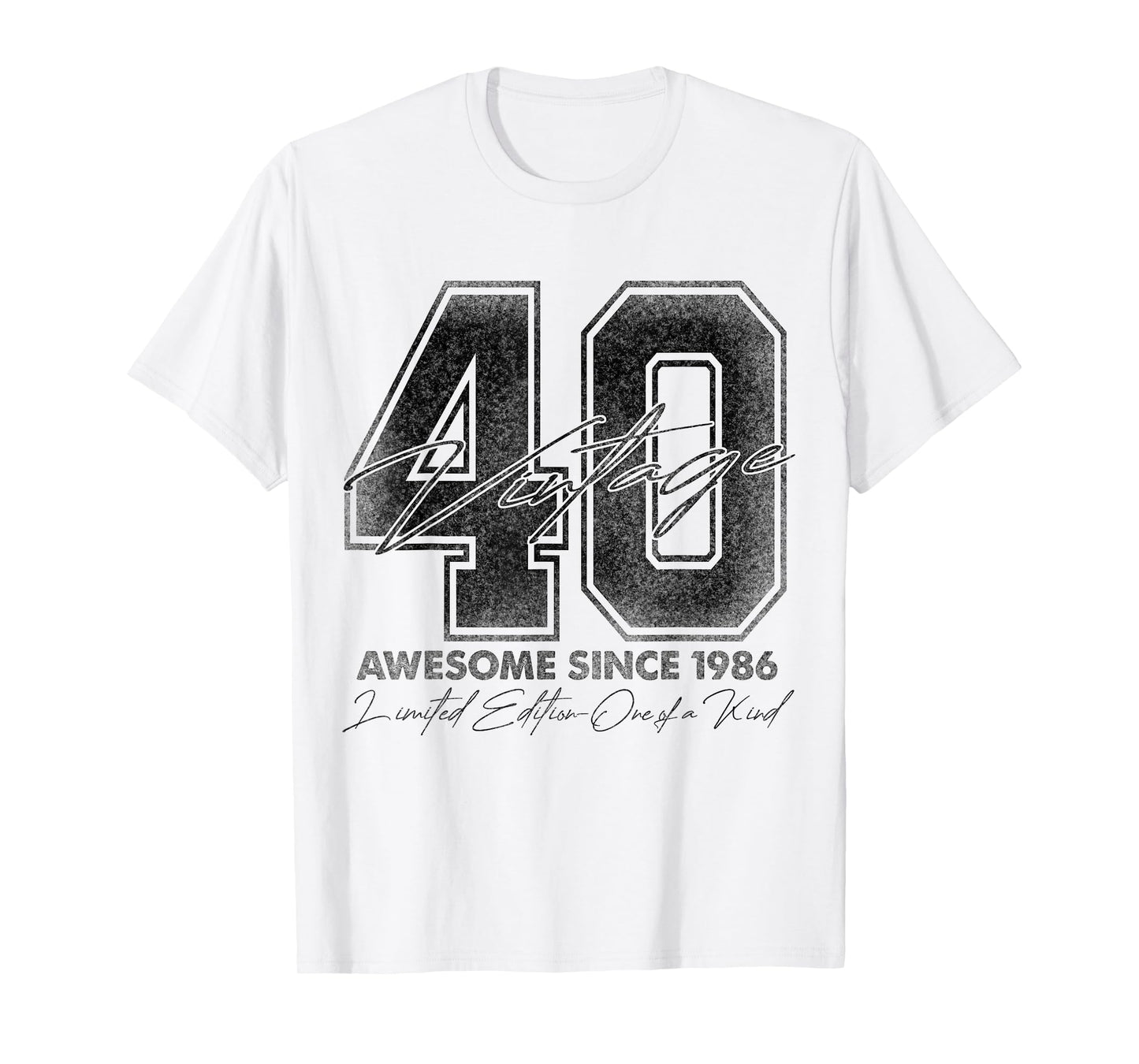 40 Year Old Gifts Vintage 1986 Limited Edition 40th Birthday T-Shirt