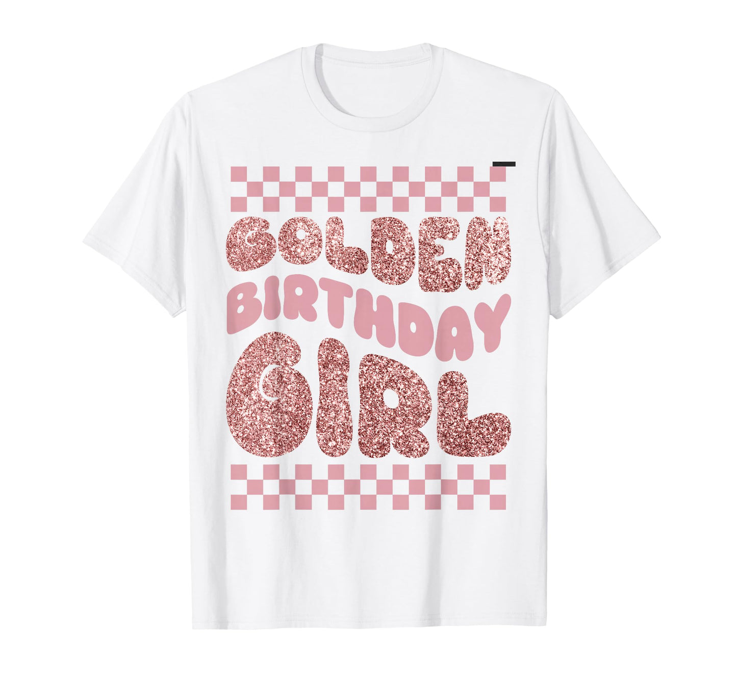 Golden Birthday Girl Bday Toddlers Birthday Party Decoration T-Shirt