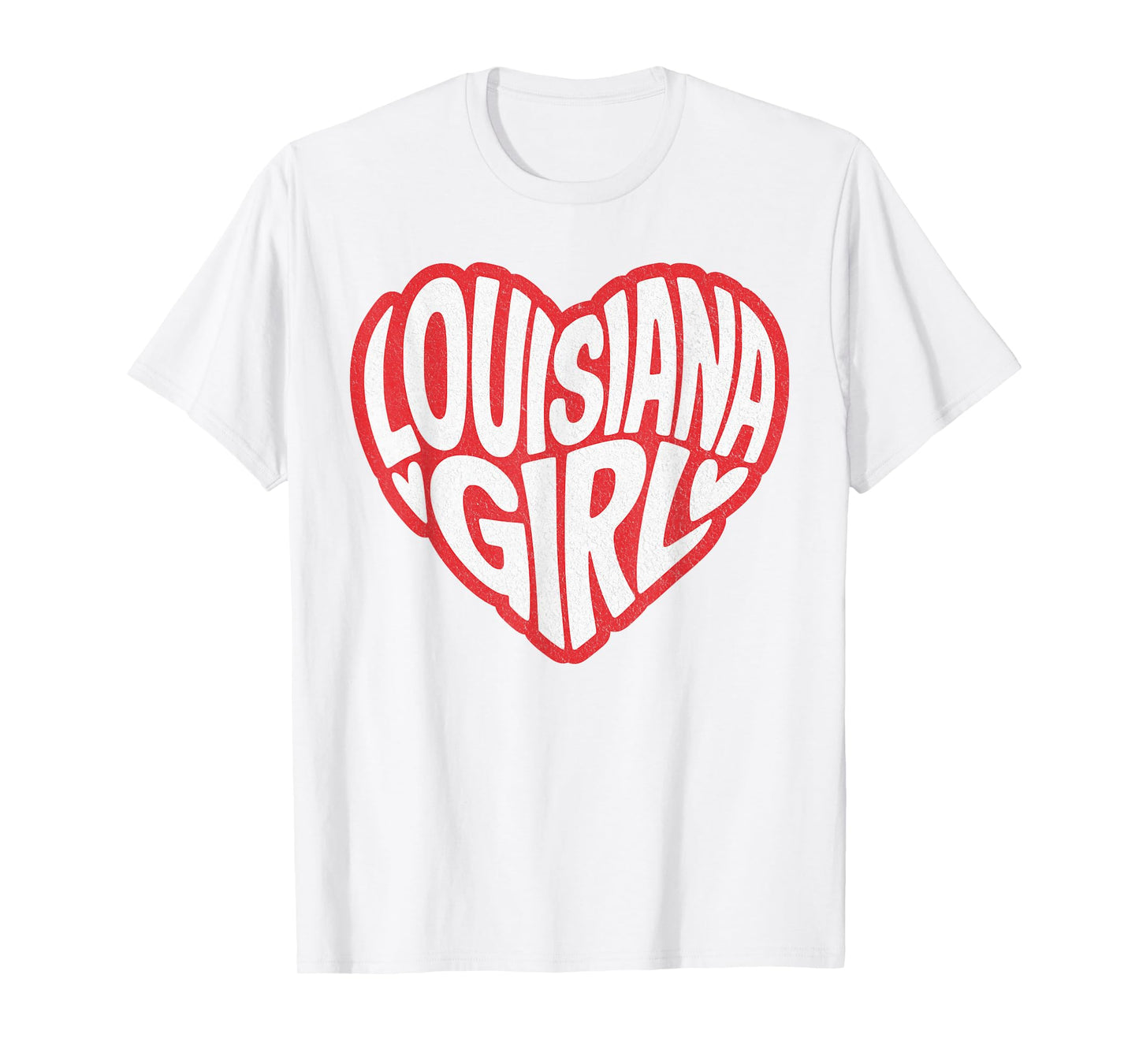 Retro Louisiana Girl Home Pride Cute Louisiana Girls T-Shirt