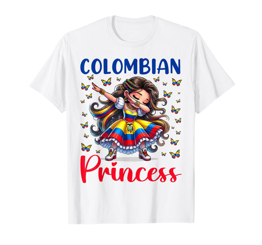 Colombian Princess Dabbing for girls & kids T-Shirt