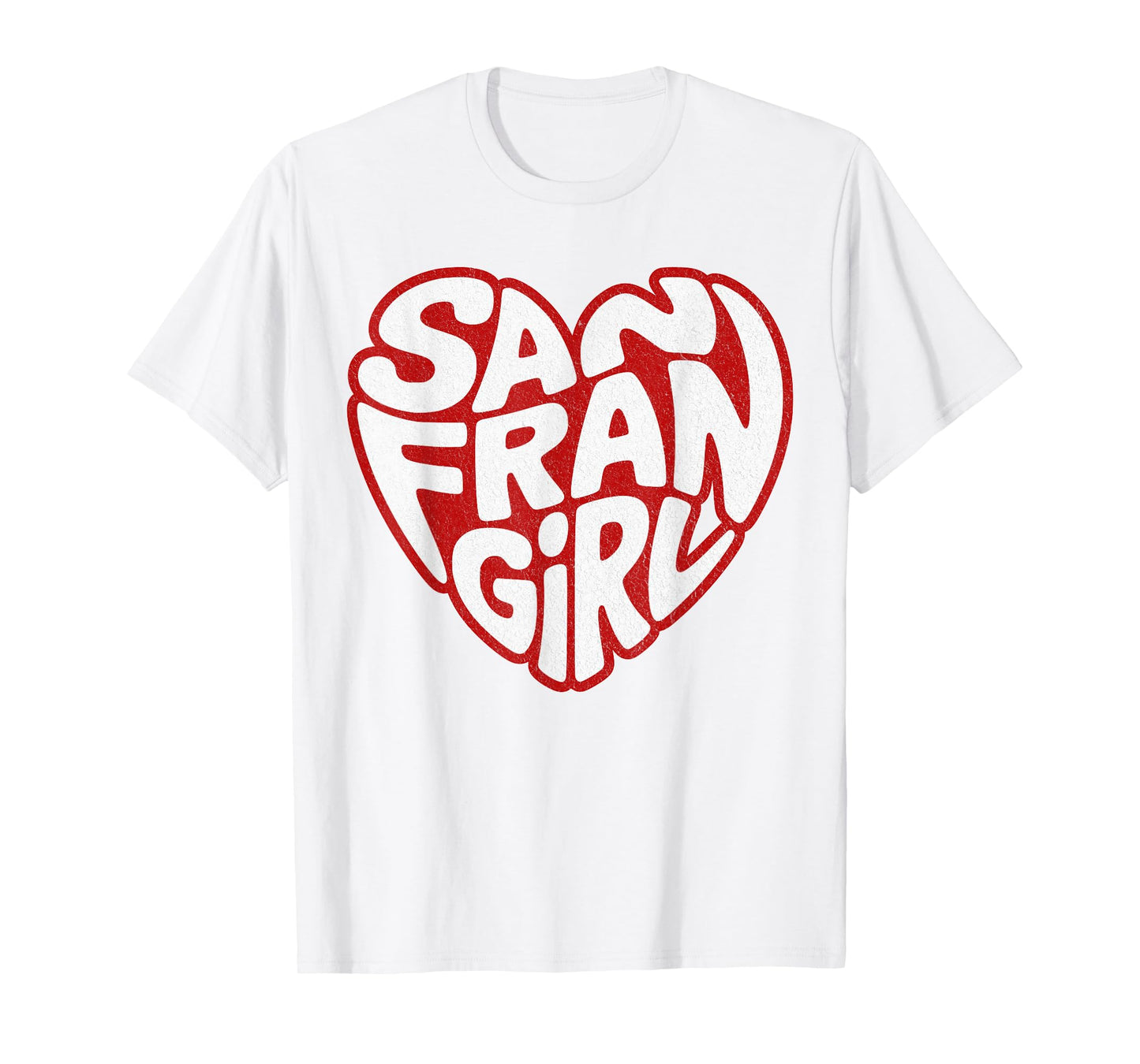 Vintage San Fran Girl Retro San Francisco Girls T-Shirt