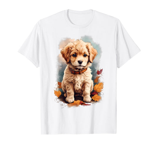 Kawaii Cute Poodle Puppy Dog Owner Miniature Poodles T-Shirt