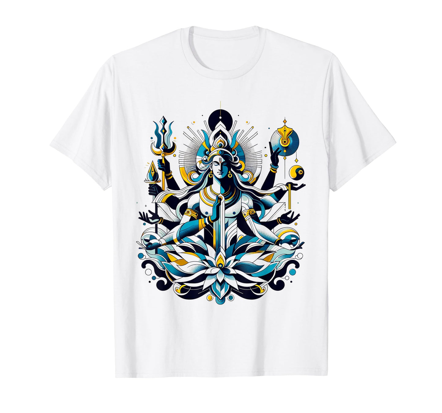 Mythothreads Hindu Mythology Gods and Goddesses Hinduism Deity Vishnu Spirituality T-Shirt