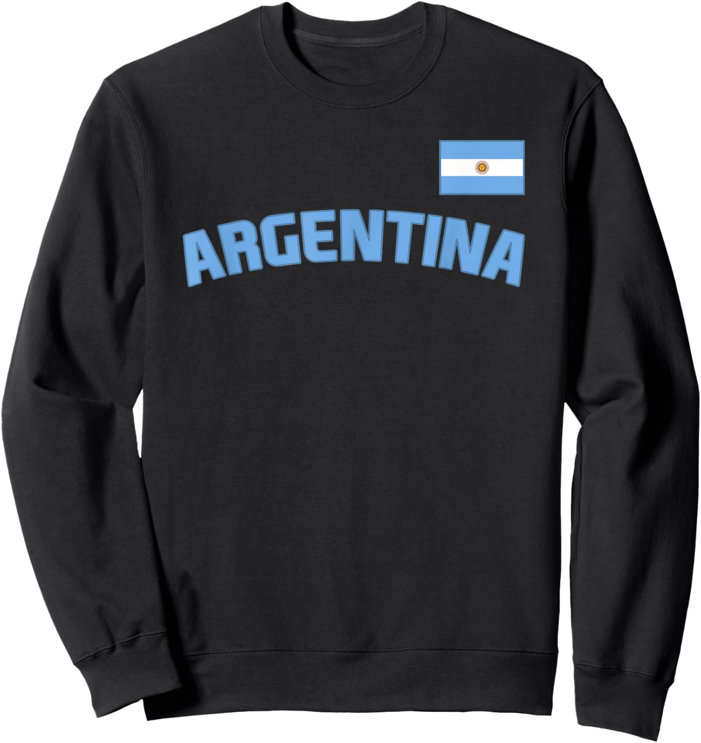 Argentina Flag Argentinian Pride International Country Sweatshirt - Sweatshirt | Black