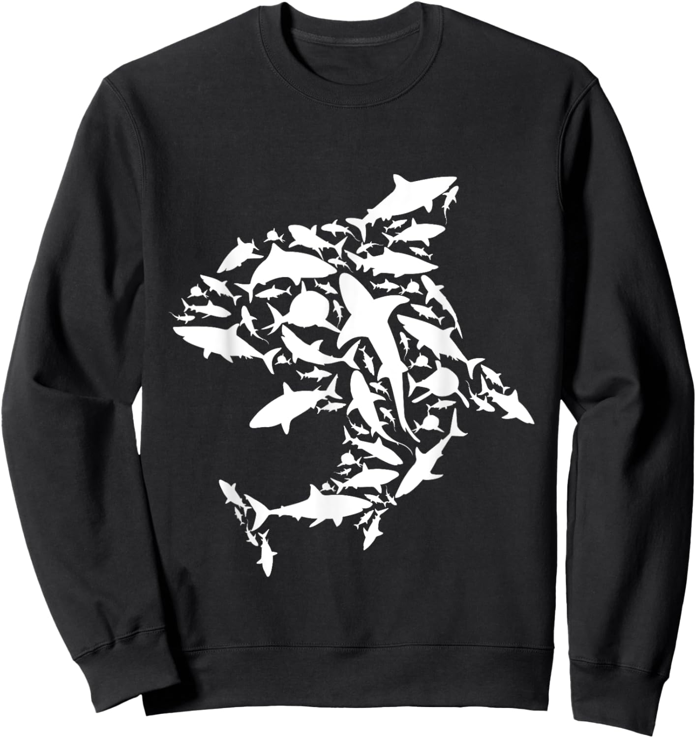 White Sharks - Marine Biologist Shark Lovers Science Sweatshirt - Sweatshirt | Black