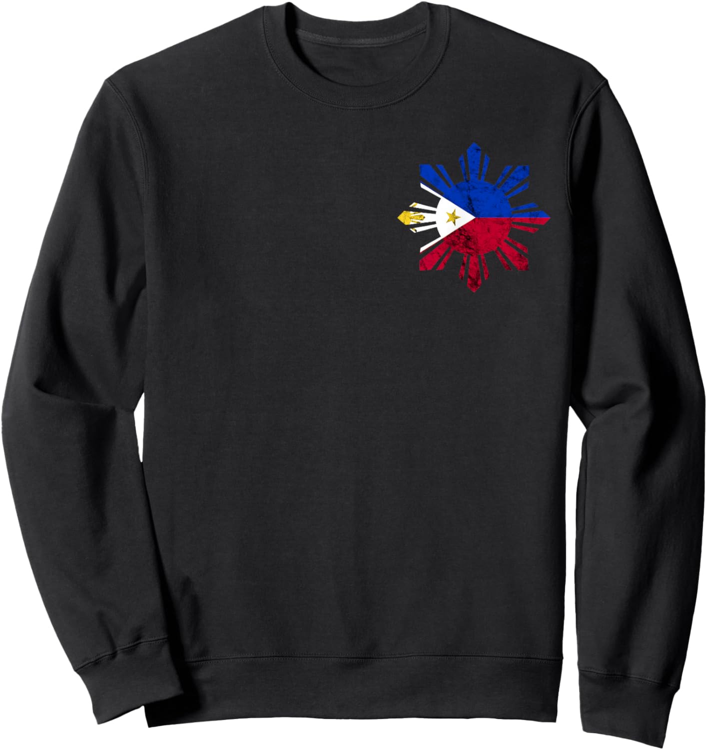 Philippines Filipino Flag Pilipinas Pride Filipino Roots Sweatshirt - Sweatshirt | Black