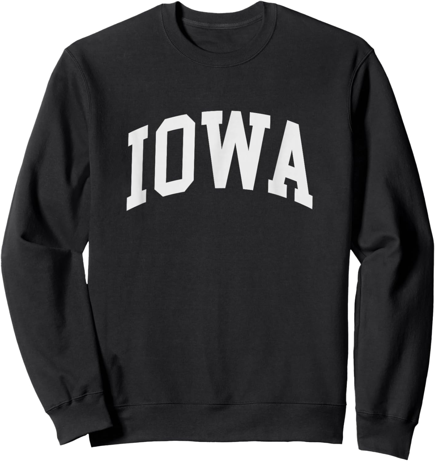 Iowa - Throwback Design - Classic Sweatshirt - Sweatshirt | Black