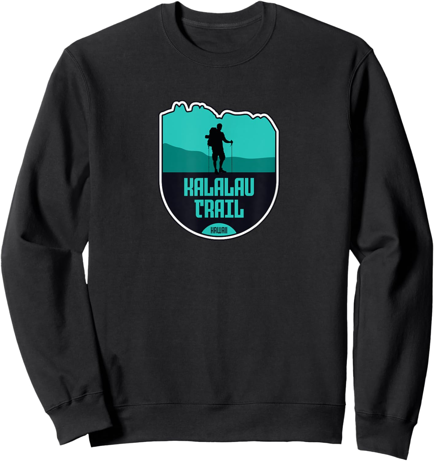 Kalalau Trail - Hawaii, United States Sweatshirt - Sweatshirt | Black