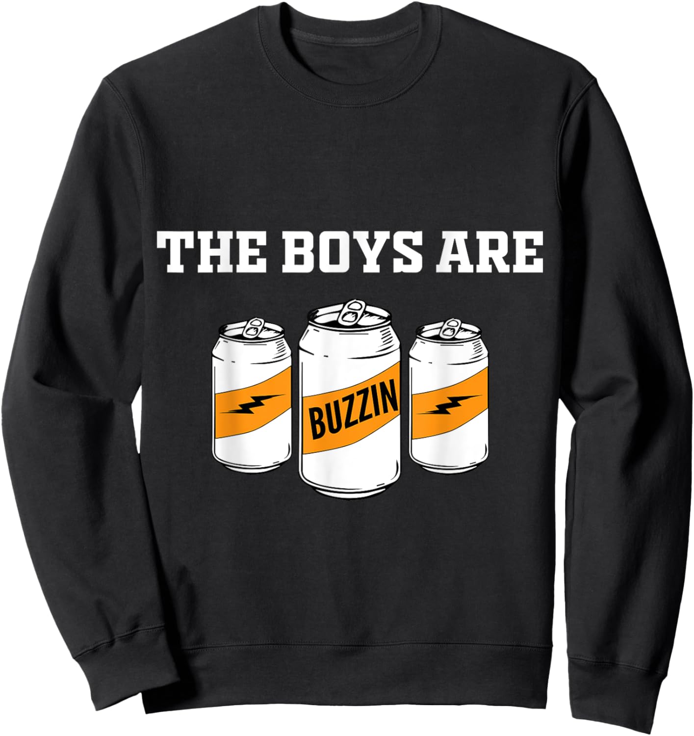 The Boys are Buzzin Hanging With The Boys Sweatshirt - Sweatshirt | Black