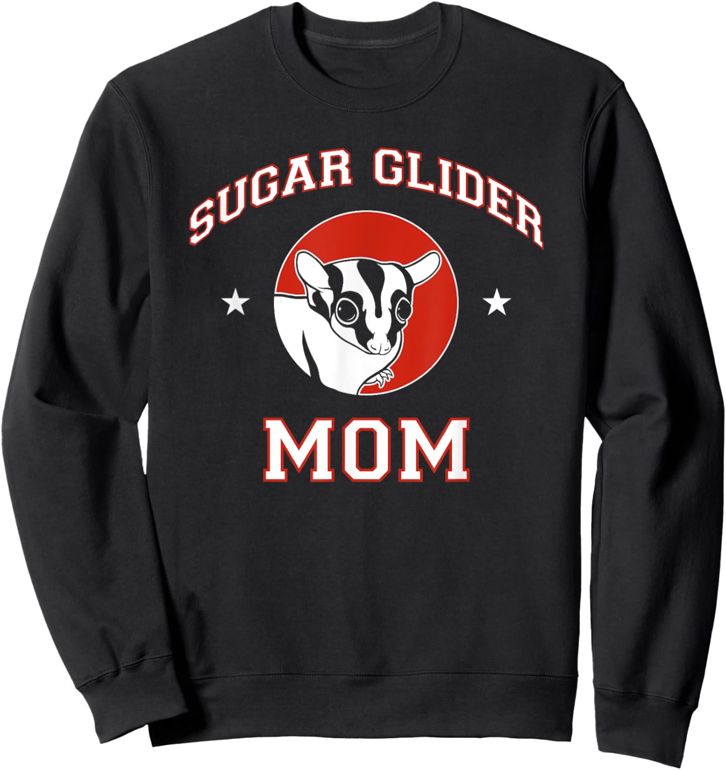 Sugar Glider Mom Sweatshirt - Sweatshirt | Black