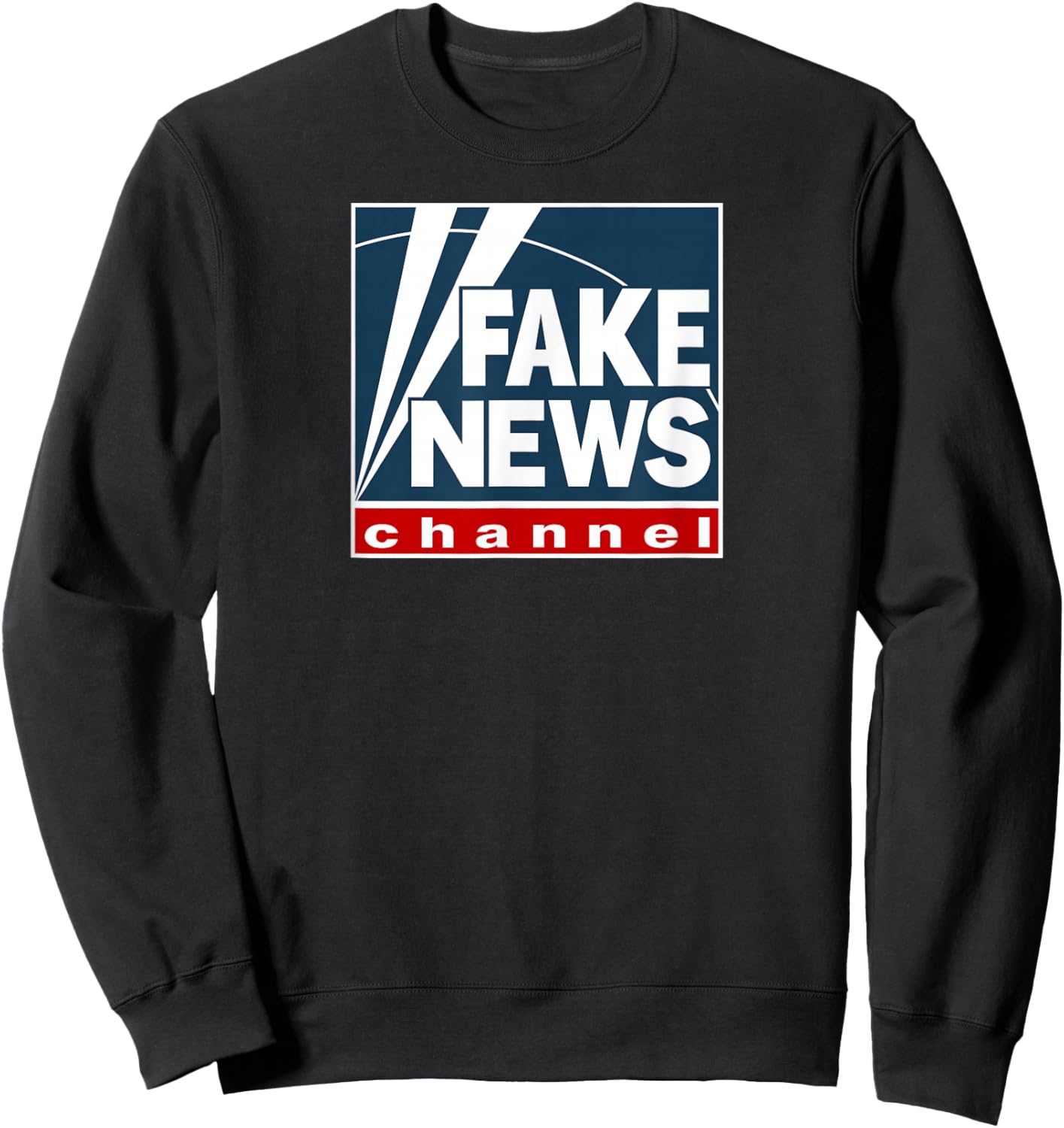 Fake News Channel Sweatshirt - Sweatshirt | Black